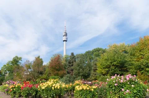 Telecommunication tower Stock Photos