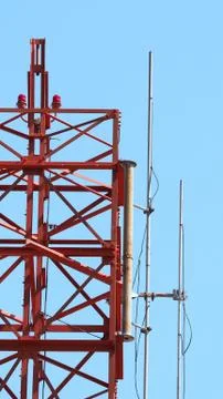 Telecommunication tower . Stock Photos