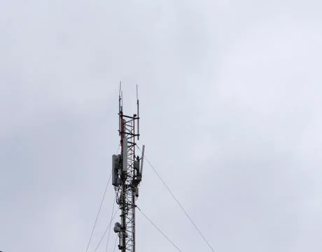 Telecommunication tower Stock Photos