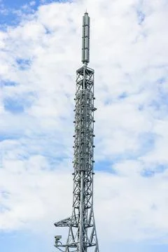 Telecommunication tower Foto stock