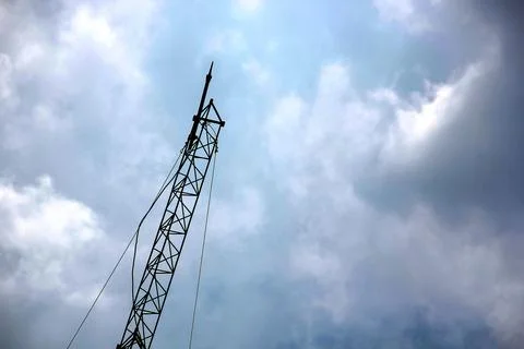 Telecommunication tower Stock Photos