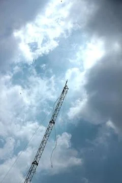 Telecommunication tower Foto stock
