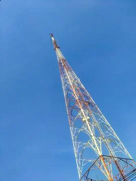 Telecommunication tower Stock Photos