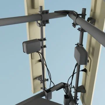 Telecommunication Tower V1 3D Model