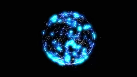 The telecommunication world. A high-tech background of white lines and blue Stock Footage 237488867