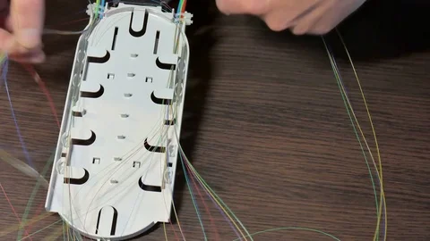 Telecommunications engineer working Stock Footage 69877225