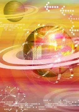 Telecommunications industry communication technology Stock-Illustration