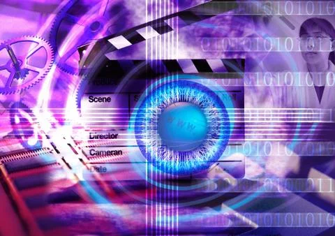 Telecommunications industry communication technology Stock-Illustration