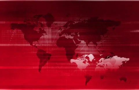 Telecommunications network 库存插图