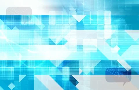 Telecommunications Network 库存插图