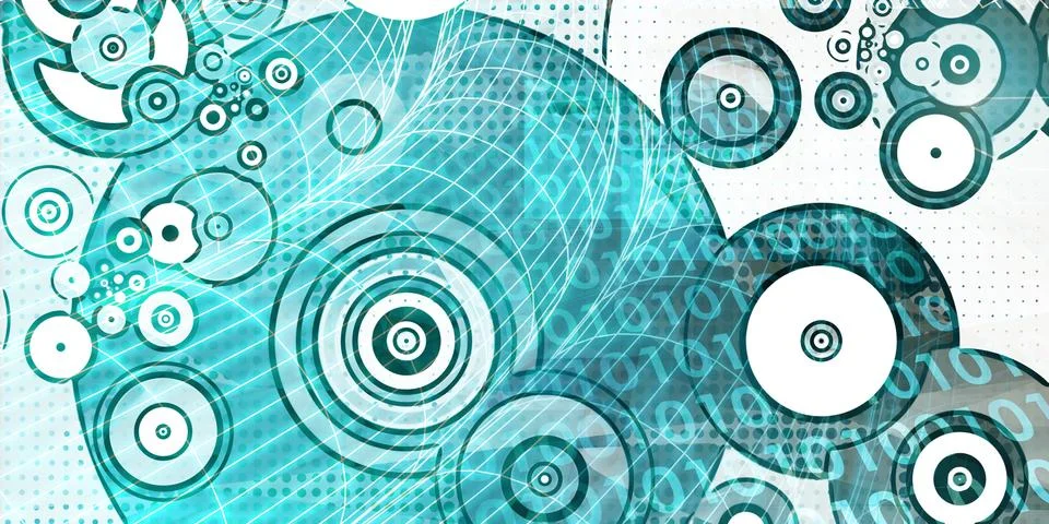 Telecommunications Network 库存插图