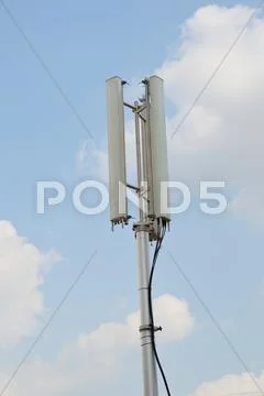 Telecommunications pole Stock Photos