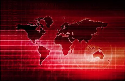 Telecommunications System Stock Illustration