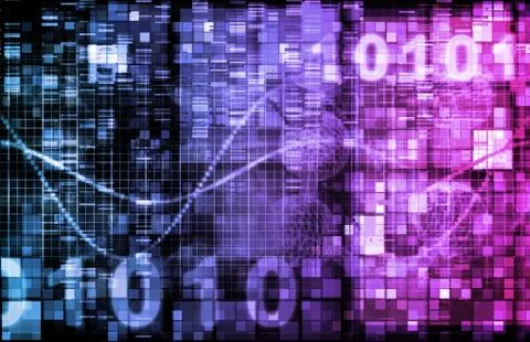 Telecommunications Technology Illustrazione stock