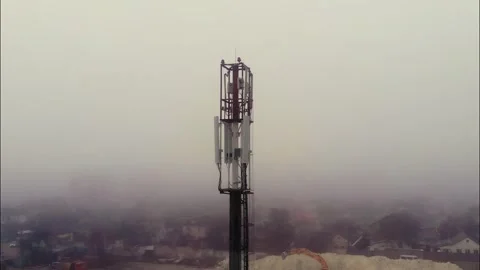 Telecommunications tower. 2,5k Video stock 244734809