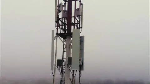 Telecommunications tower. 2,5k Video stock 244734839