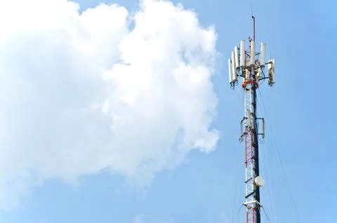 Telecommunications tower Stock Photos