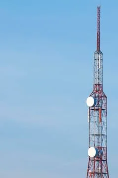 Telecommunications tower Stock Photos