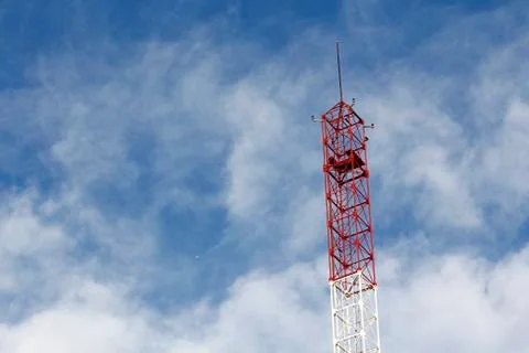 Telecommunications tower Foto stock
