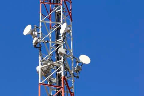 Telecommunications tower Stock Photos