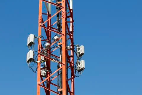 Telecommunications tower Stock Photos