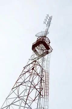 Telecommunications tower Stock Photos