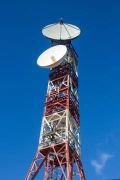 Telecommunications tower - torre de telecomunicaciones Stock Photos