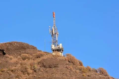 Telecomunication Antennas Stock Photos