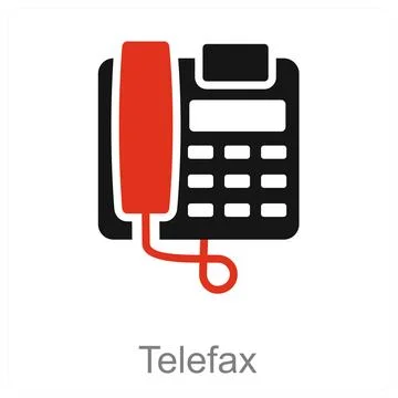 Telefax Stock Illustration