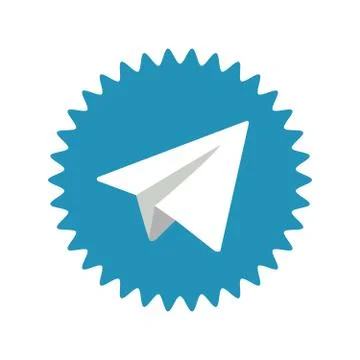 Telegram application icon. Telegram is an online social media network. Social Stock Illustration