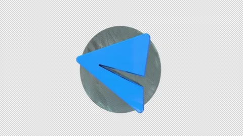 Telegram Bounce and Fly 3D animation Video stock 137207413