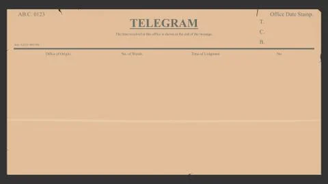 Telegram Stock Illustration