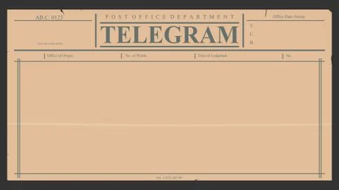 Telegram Stock Illustration