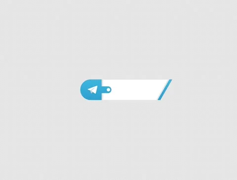 Telegram Lower third 4K Alpha Channel Without Text 動画素材 238483925