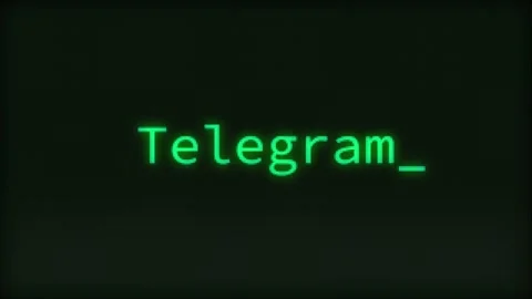 Telegram, Typing Text, Retro Computer Screen Stock Footage 270477343
