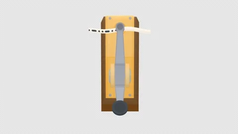 Telegraph. Animation of the telegraph key receiving the encryption Stock Footage 186965418