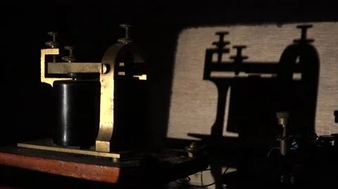 Telegraph, code sounder Stock Footage 46378971