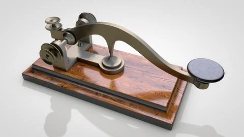 Telegraph Key 3D Model