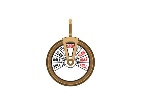 Telegraph machine isolated on white background. Vector illustration. Illustrazione stock