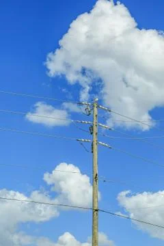 A Telegraph Pole Stock Photos