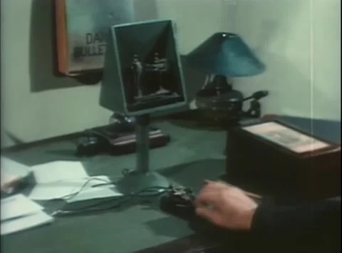 Telegrapher transmitting morse code message,1960s Stock-Footage 260258963