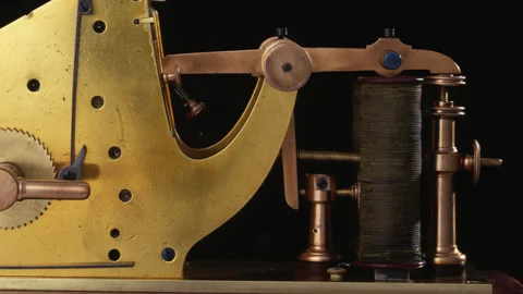 Telegraphic transmitter 1890s 库存影片 269965110