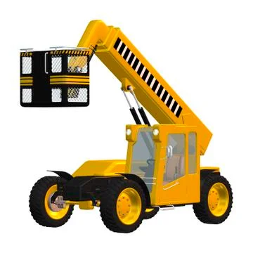 Telehandler Stock Illustration