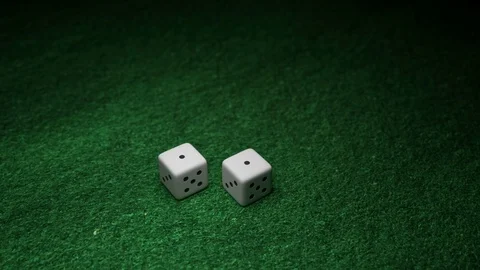 Telekinesis, Magic Dices Animation, 3d Rendering Stock Footage 73145451