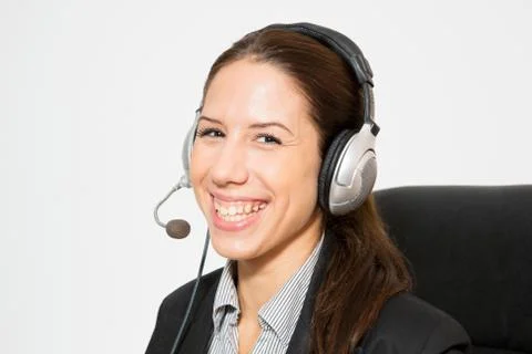 Telemarketer. Stock Photos