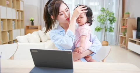 Telemedicine concept with tablet Stock Footage 136525234