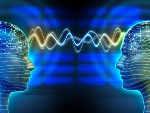 Telepathy Stockillustratie