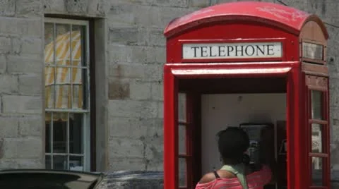 Telephone Booth Stock Footage 11802289