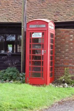 Telephone booth Foto stock