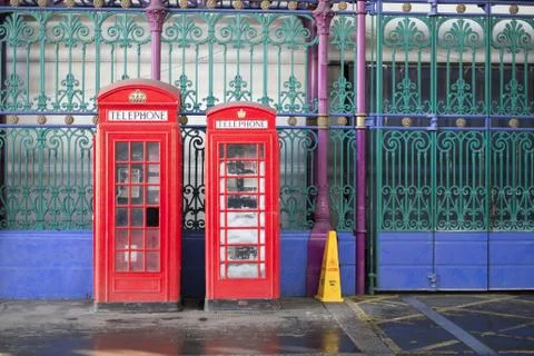 Telephone booth Stock Photos